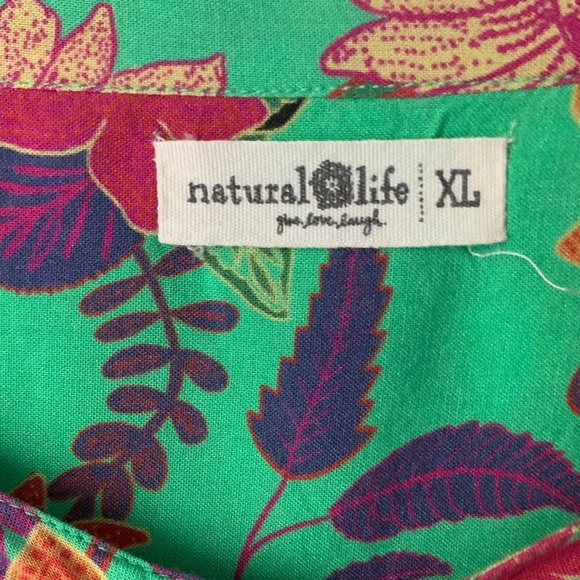 NATURAL LIFE Multicolor Floral Mini Dress - Picture 4 of 6